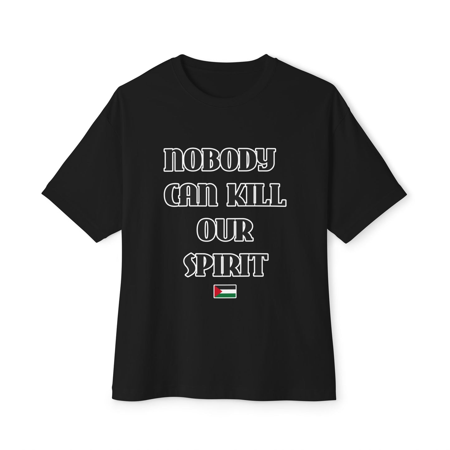 Nobody Shirt Front Print OVERSIZED T