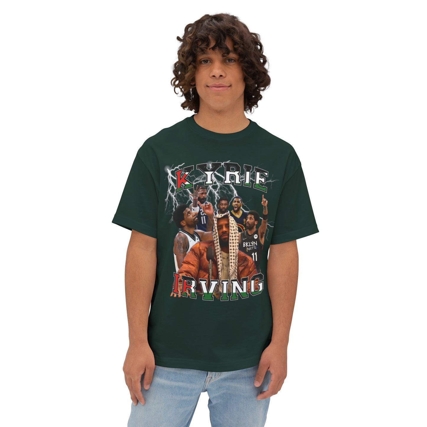 Kyrie Irving Palestine Oversized Boxy T