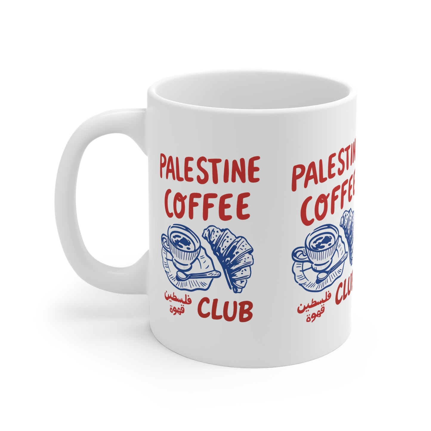 Ceramic Mug - Palestine Coffee Club Mug