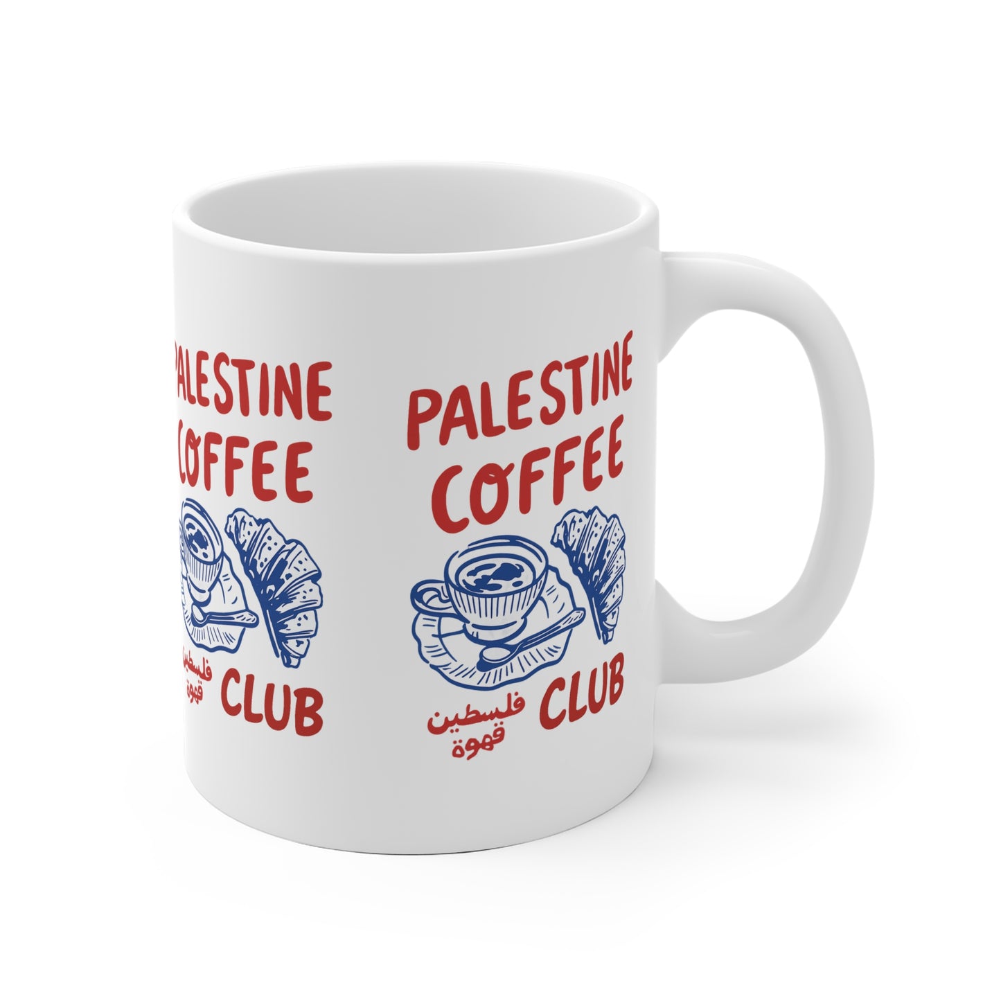 Ceramic Mug - Palestine Coffee Club Mug