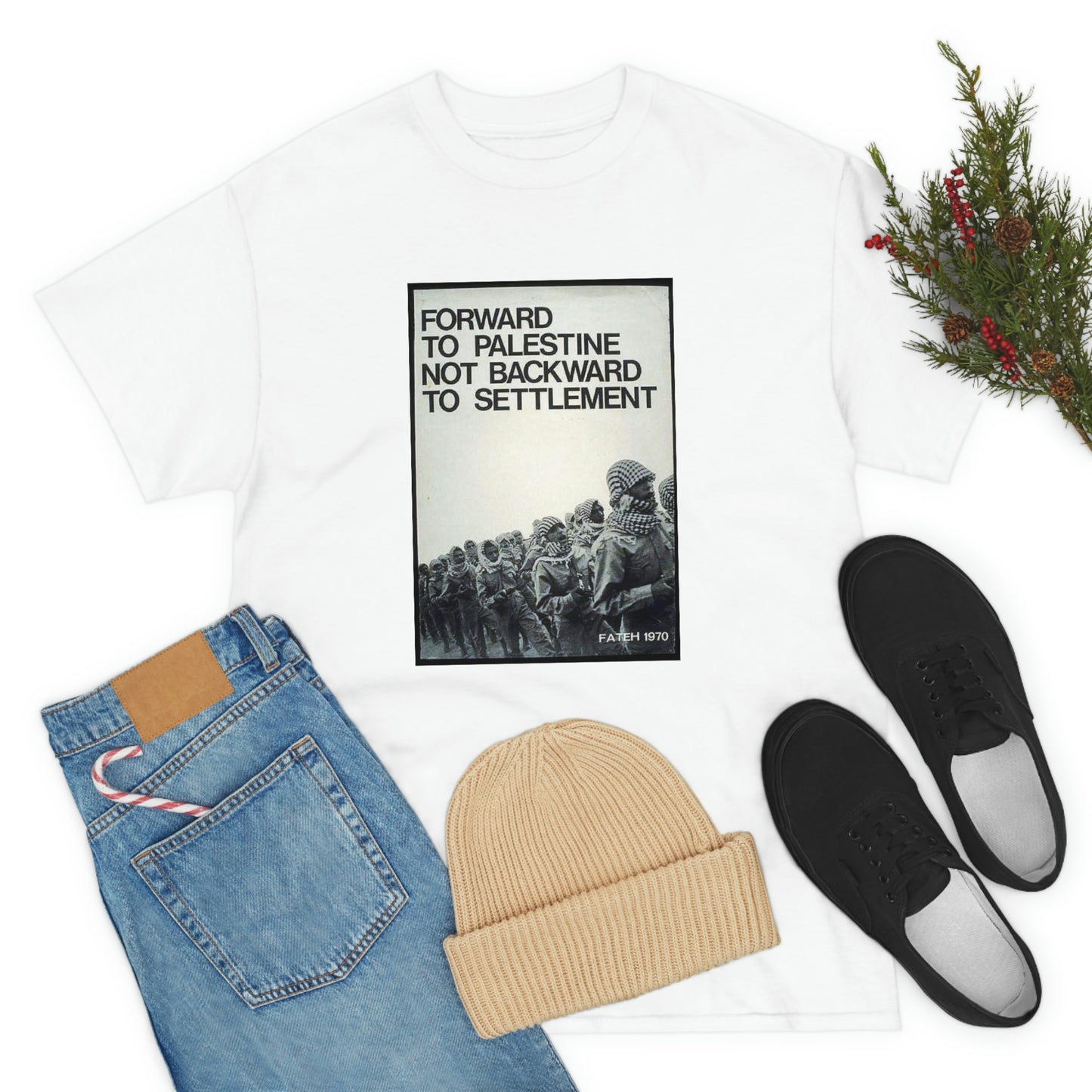 Forward to Palestine Vintage Poster T