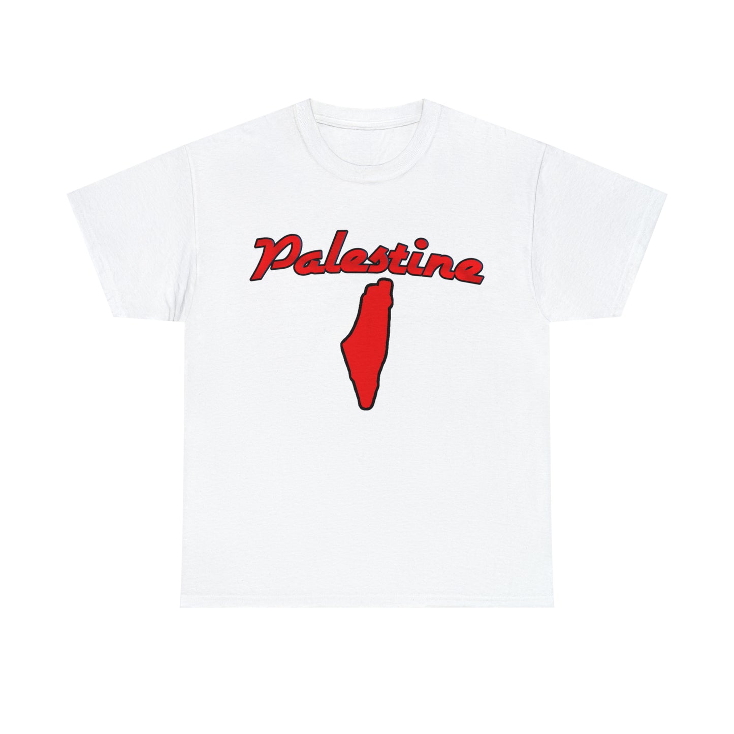 Palestine Map T Shirt