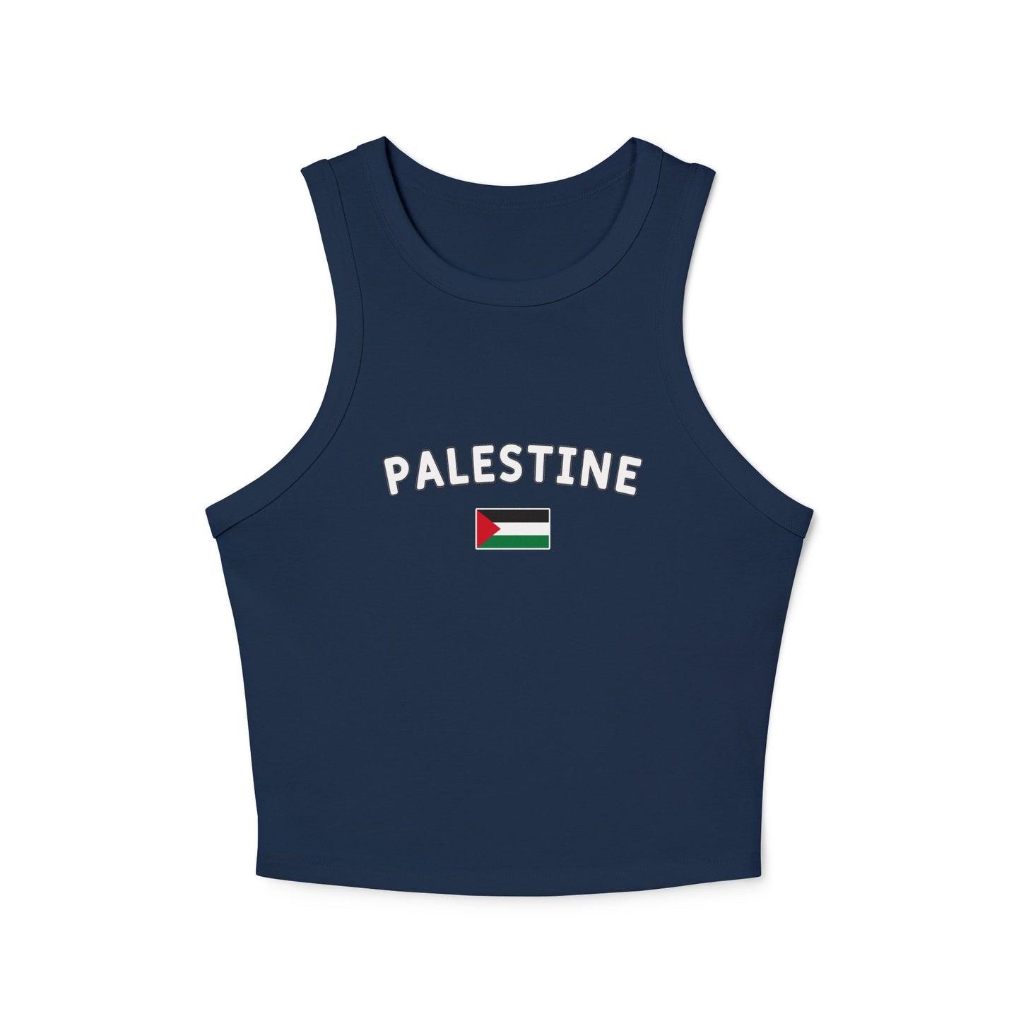 Palestine Micro RibTank Top