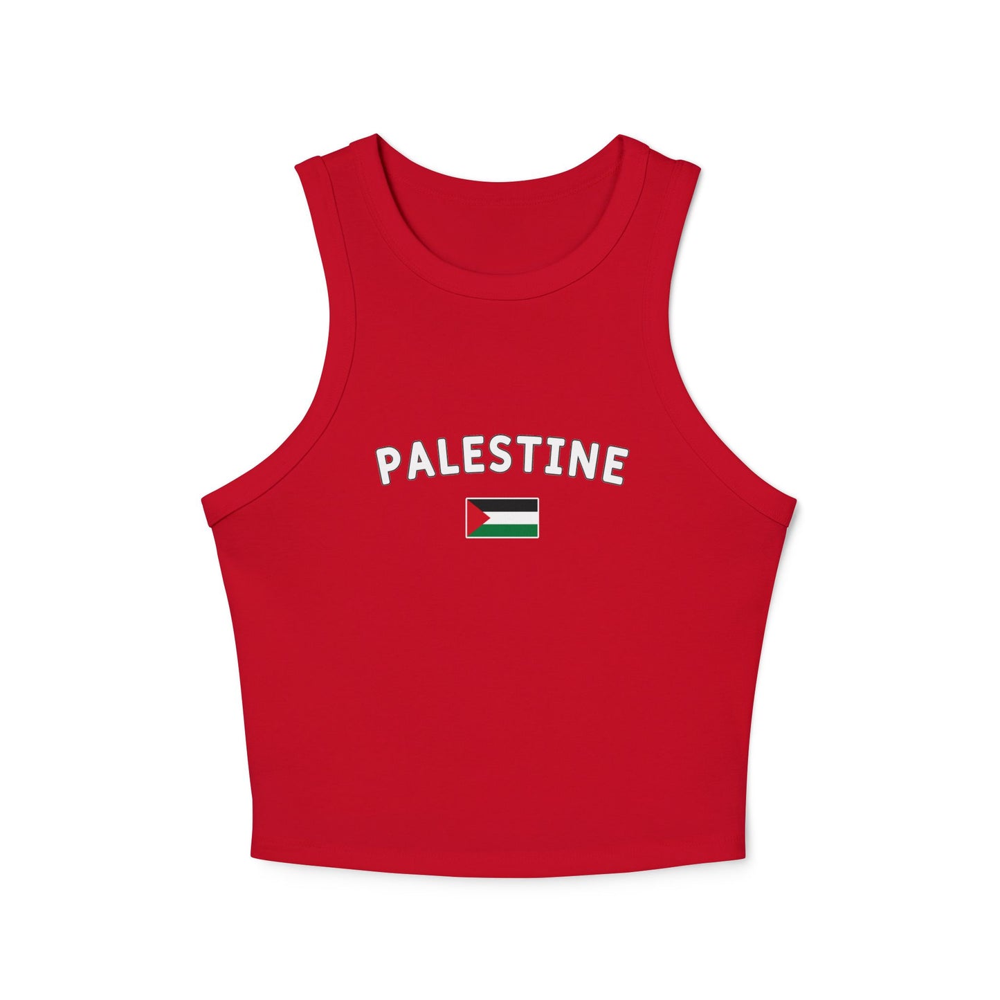 Palestine Micro RibTank Top