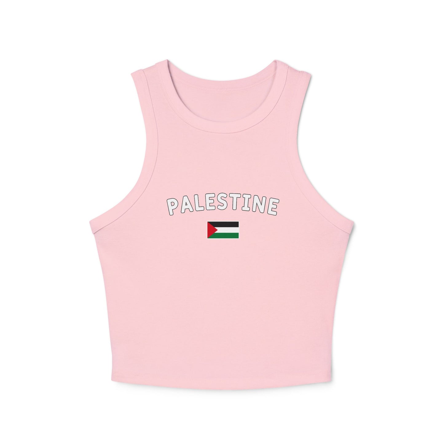 Palestine Micro RibTank Top