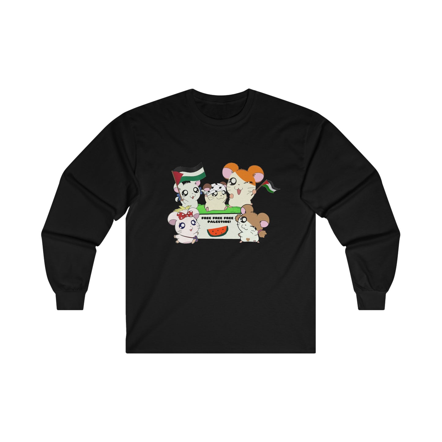 Free Free Free Palestine Longsleeve T