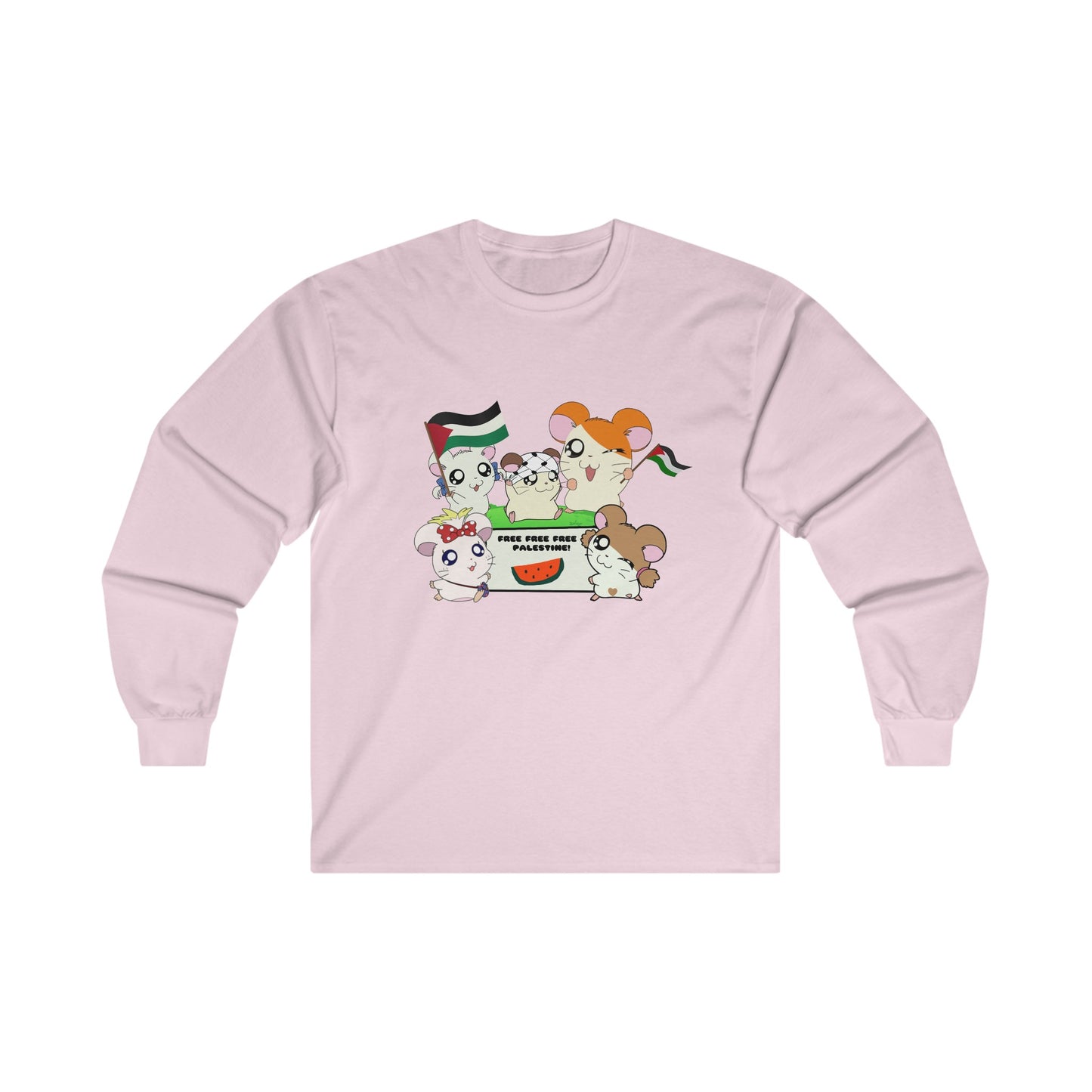 Free Free Free Palestine Longsleeve T