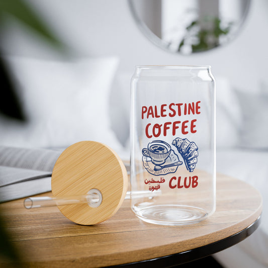 Palestine Coffee Club Glass