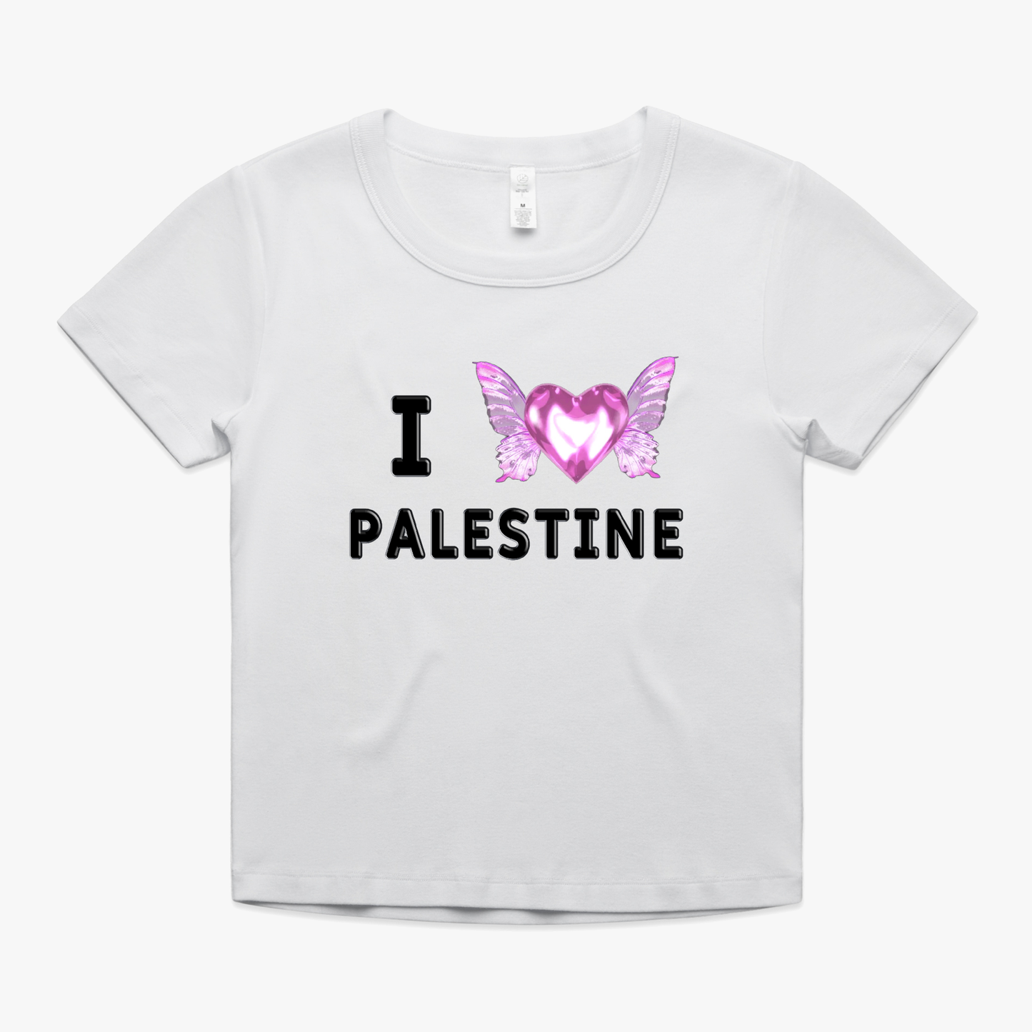 I <3 Palestine Women's "Baby tee"