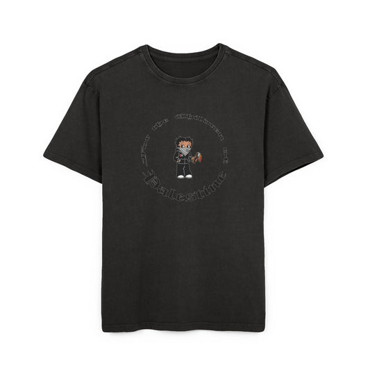 For the Children of Palestine Acid Washed Heavy T