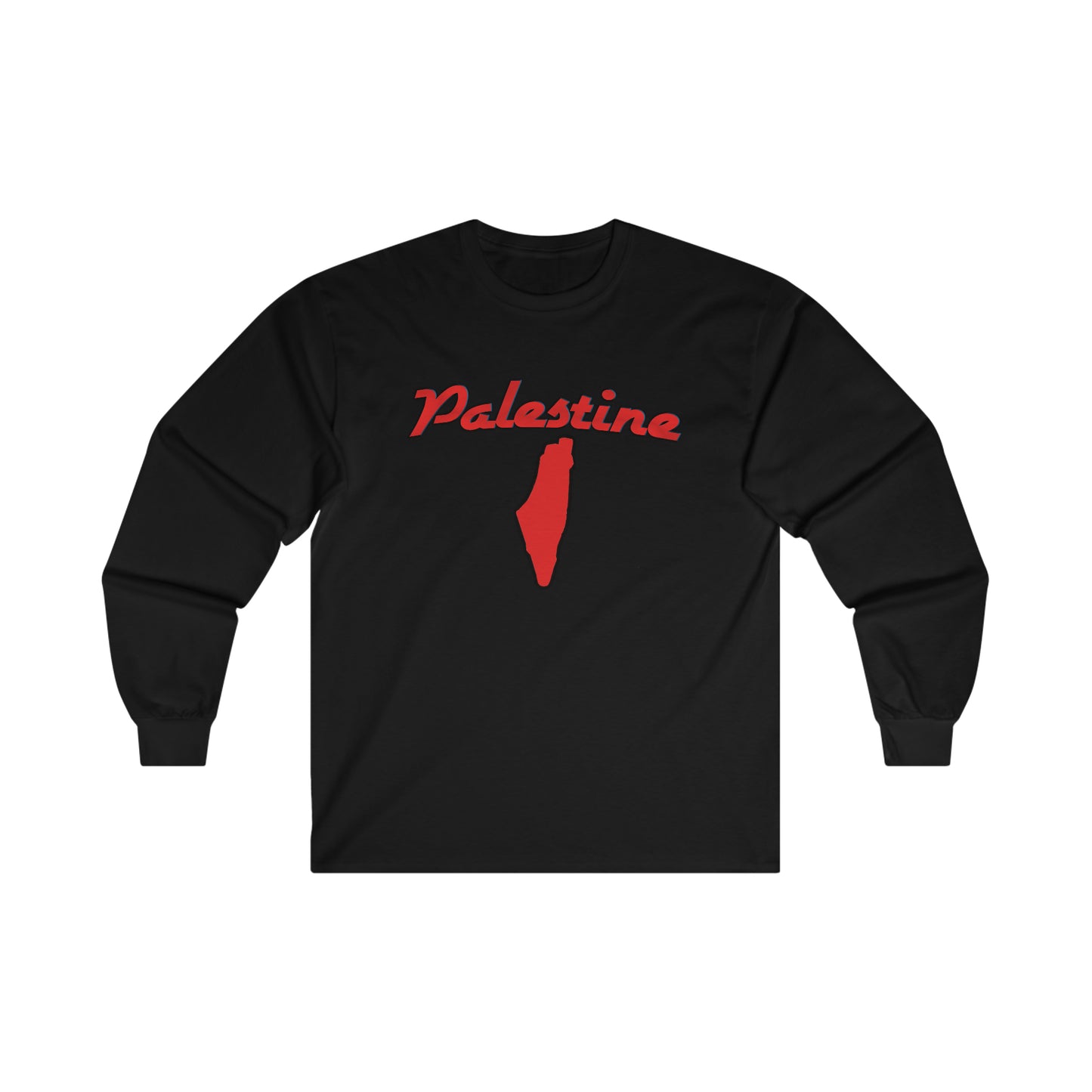 Palestine Map Long Sleeve T Shirt