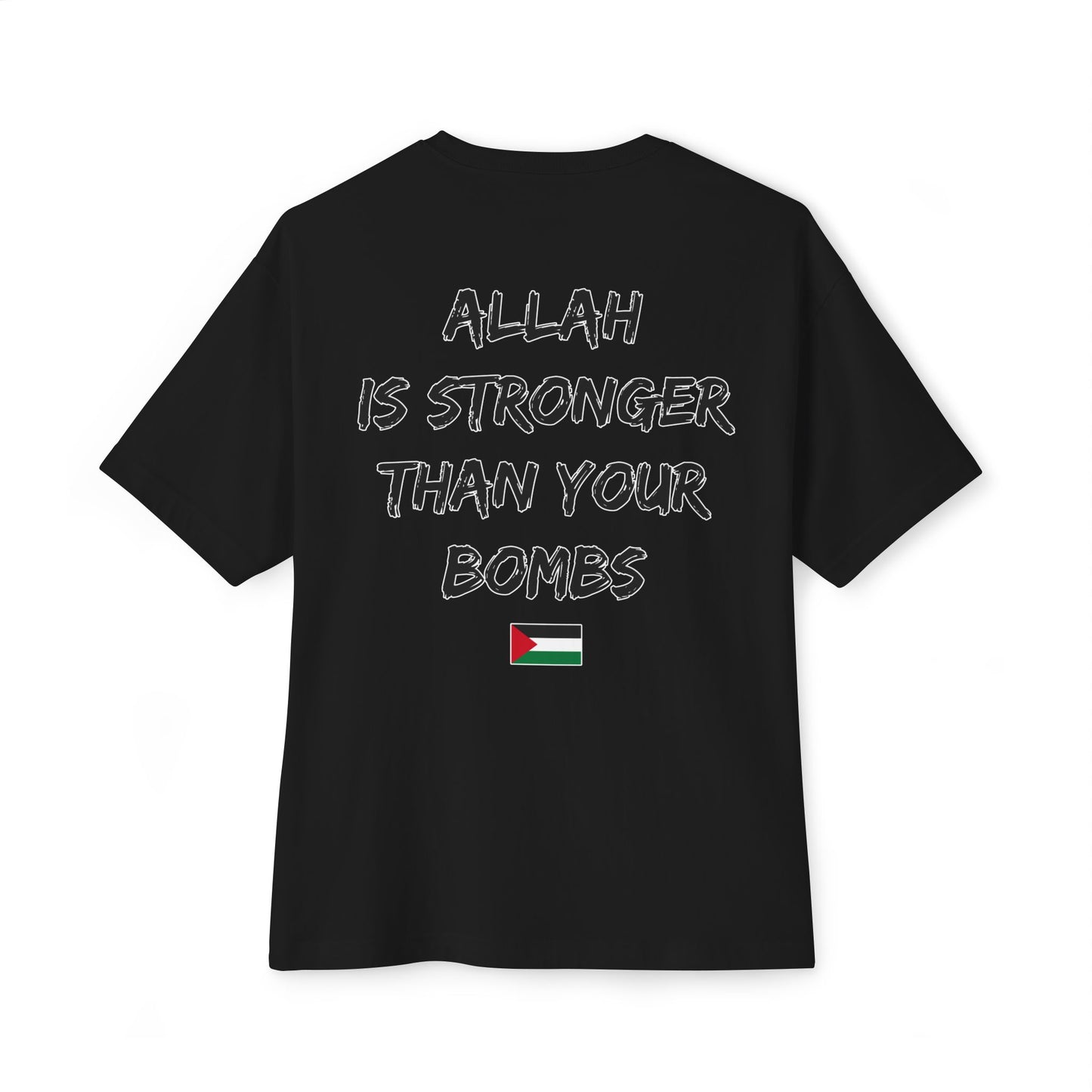 ALLAH IS STRONGER BACK PRINT T SHIRT