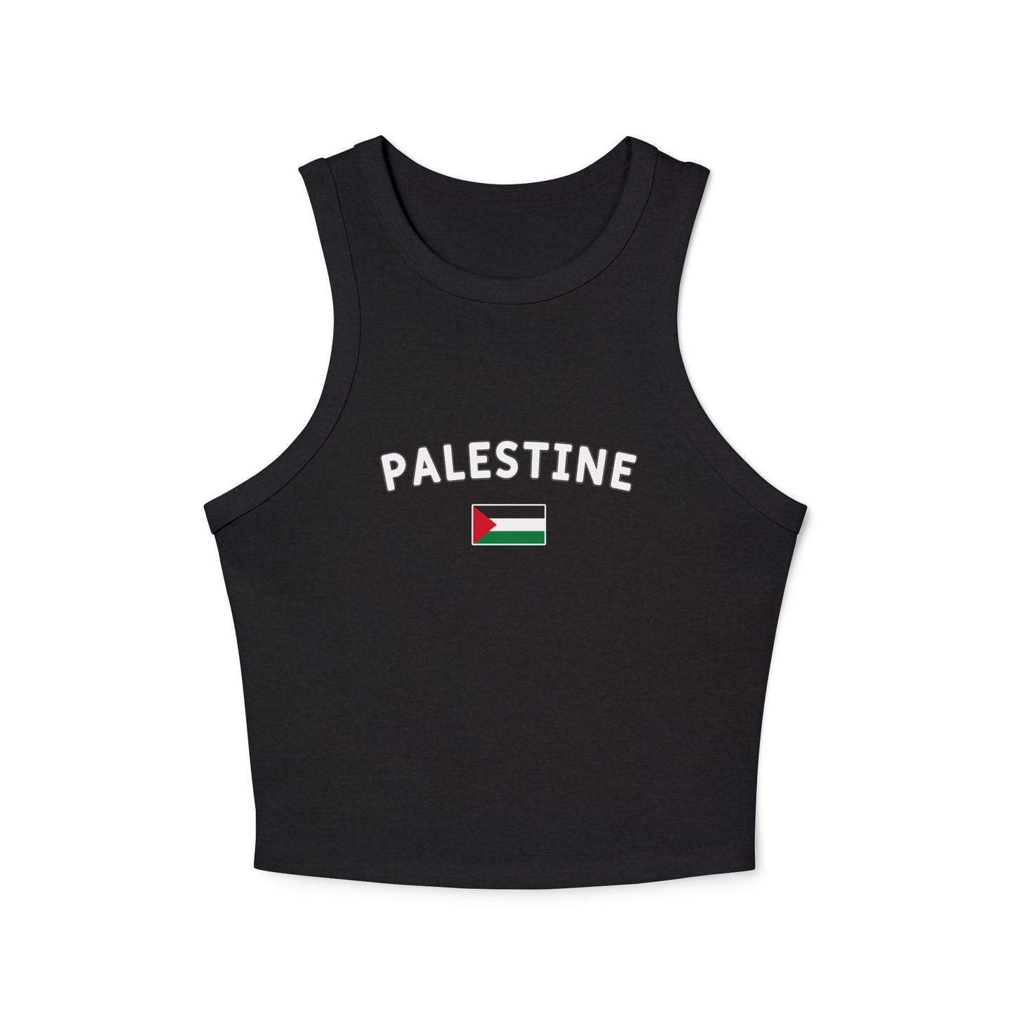 Palestine Micro RibTank Top